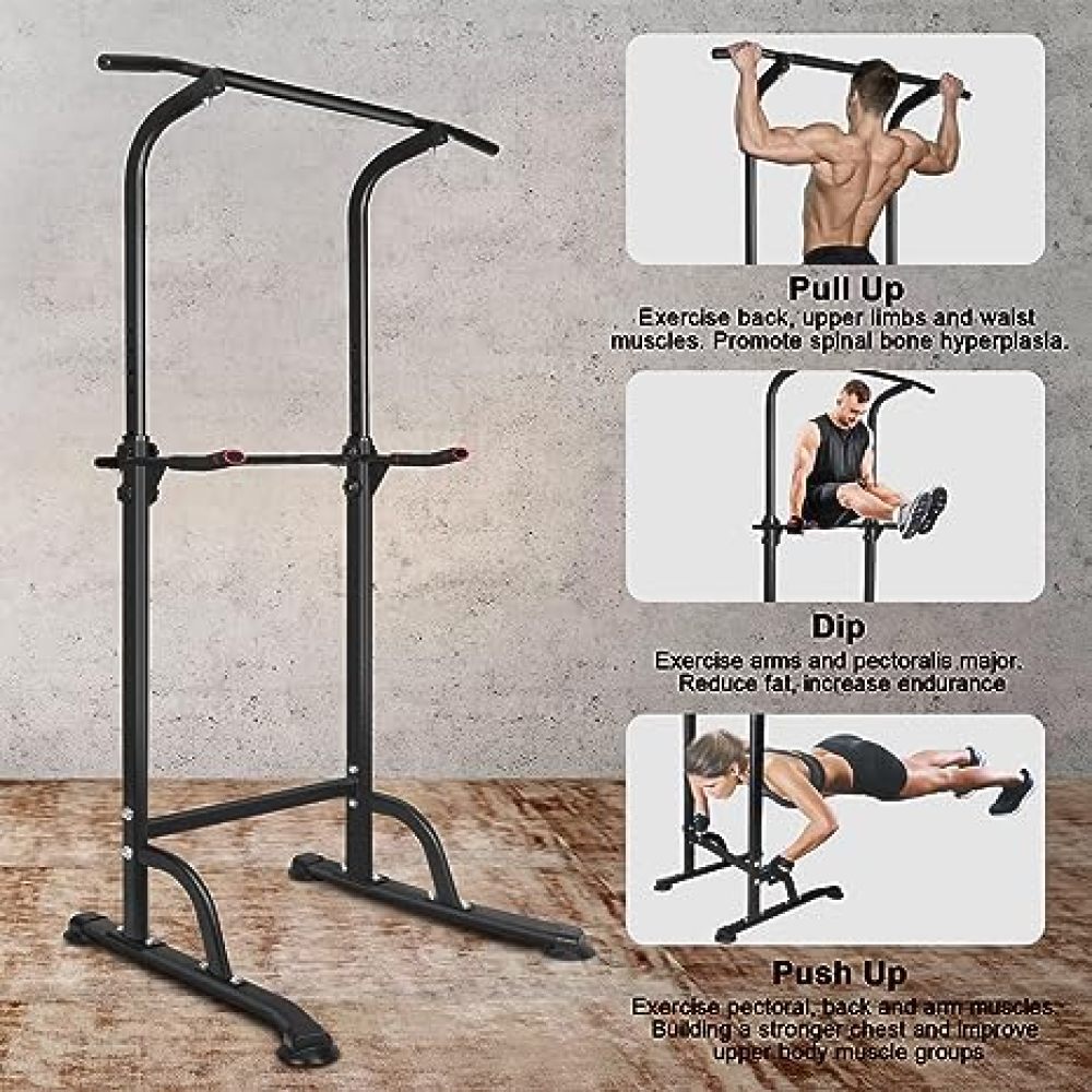 Home Bar And Gym - Ye Power Tower プルアップバーとディップステーション、筋力トレーニング用、ホームジムフィットネスに最適