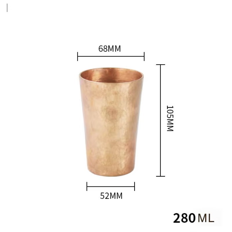 Mule Copper Mug - 卸売 モスクワミュールマグ ハンマー 280ml 手作りコーヒー/ビールマグ 100%銅製マグカップ