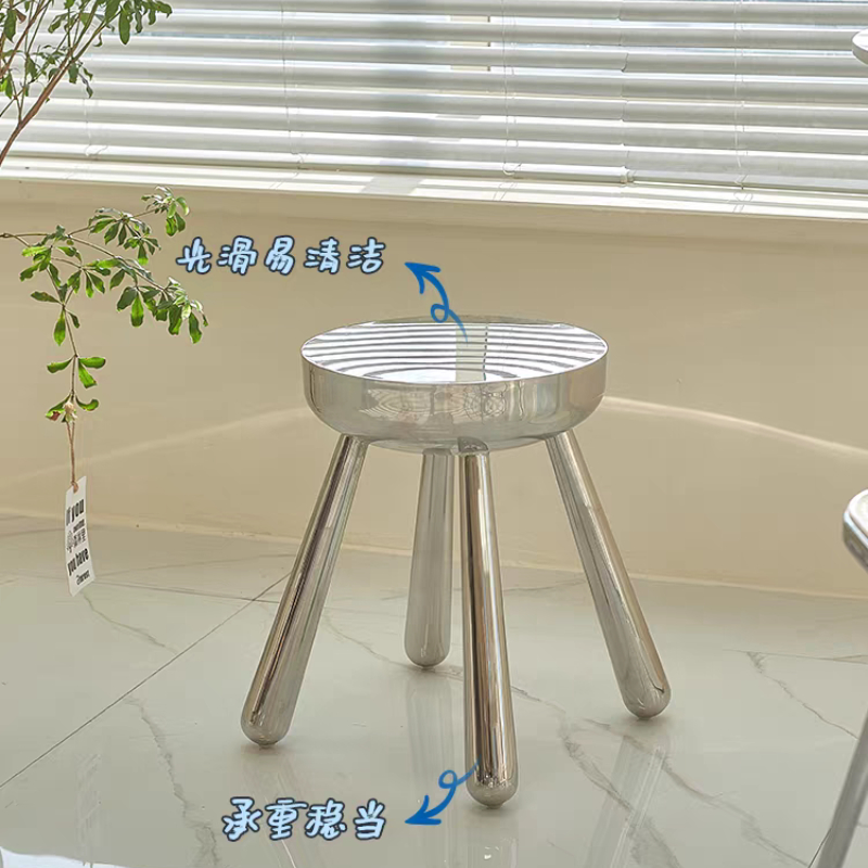 北欧家具ステンレススチールスツールクリエイティブダイニングス - Home Bar Seating のレビューと価格