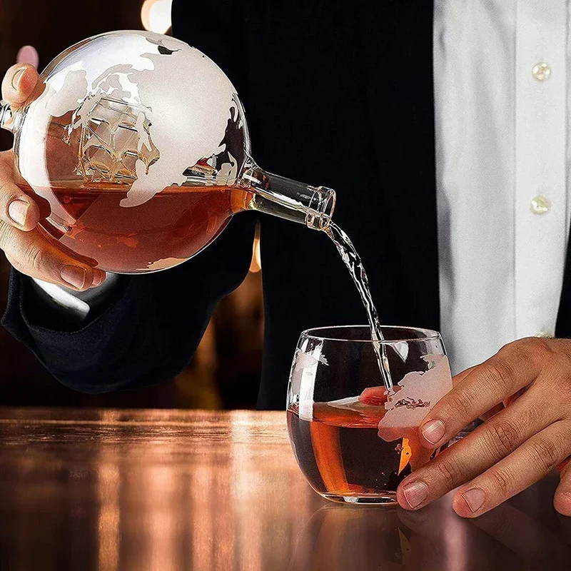 クリエイティブ グローブ デカンタ セット 鉛フリー カラフ - Decanter Globe Set のレビューと価格