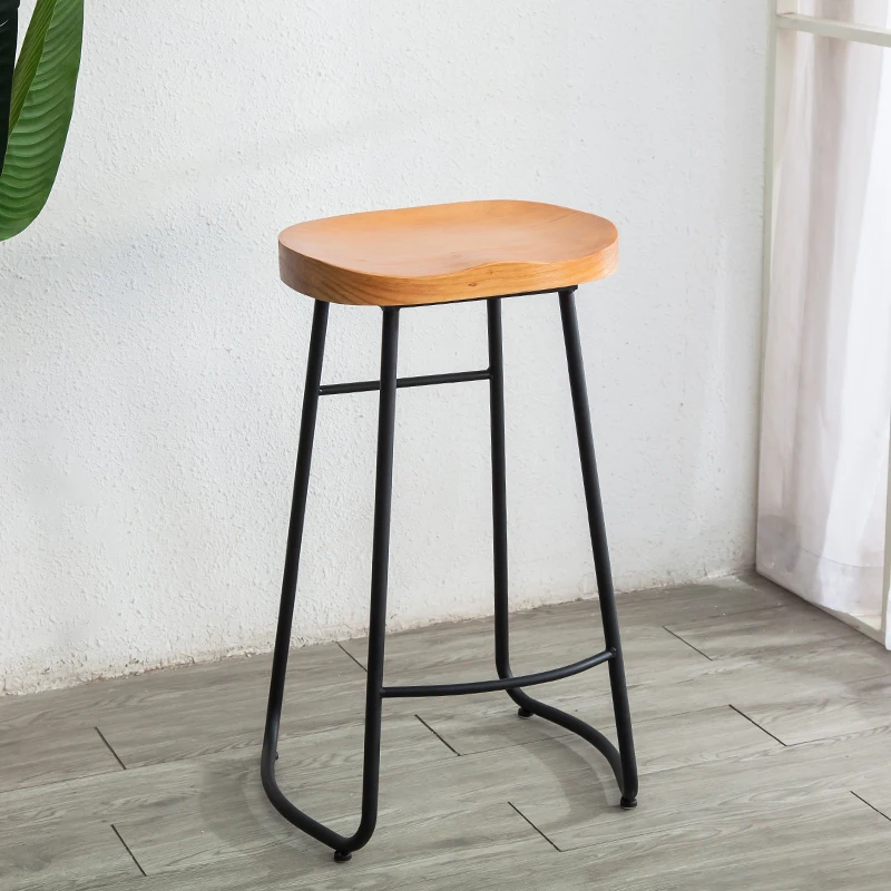 シンプルモダンなアイアンバーチェア、高脚カウンタースツール、 - Home Bar Seating のレビューと価格