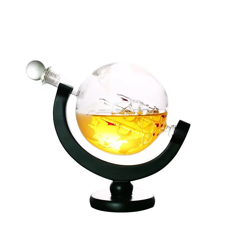 ウイスキーグラスセット クリスタルグローブ リカーカラフェ  - Decanter Globe Set のレビューと価格