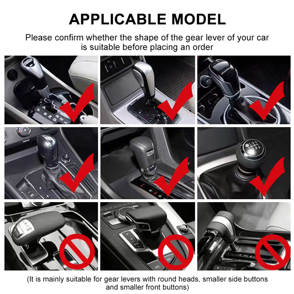 車の装飾用シフトノブカバー、オートスピードレバー変更用スウェ - Speed Pourer Cap のレビューと価格