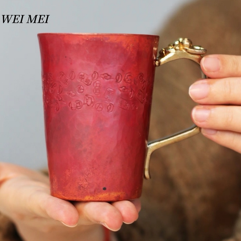 手作りのヴィンテージ銅製朝食コーヒーカップ、厚みのある耐熱モ - Mule Copper Mug のレビューと価格