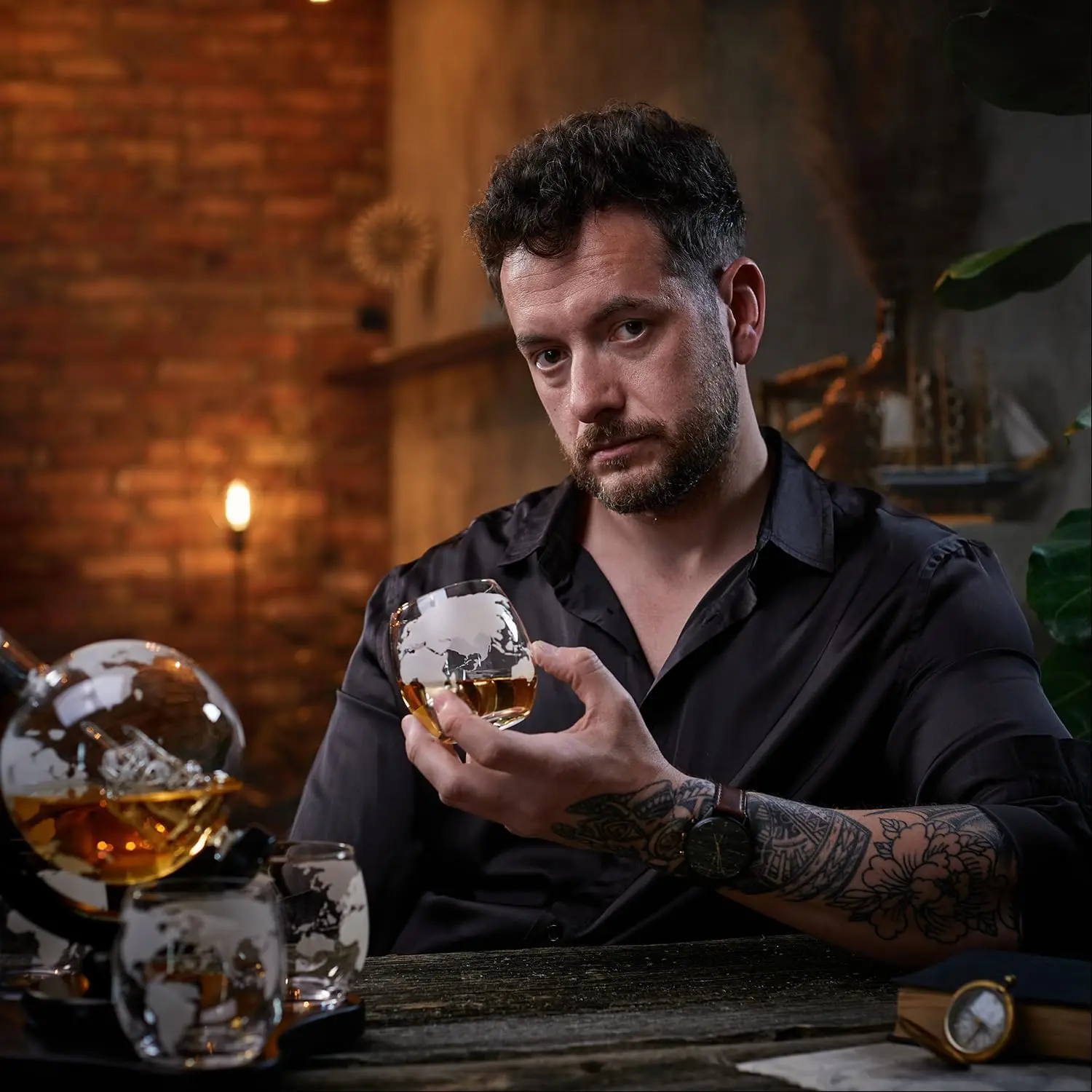 Nancihui-クリエイティブガラスデカンター、ボトルガラ - Decanter Globe Set のレビューと価格