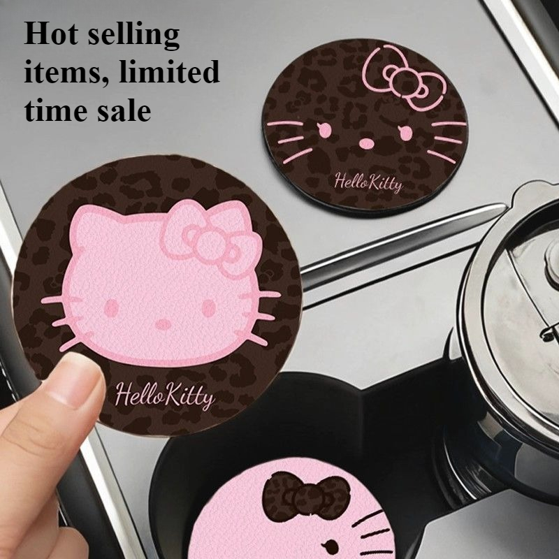 ハローキティ 車用コースター 漫画 かわいい クリエイティブ - Bar Mat Rubber のレビューと価格