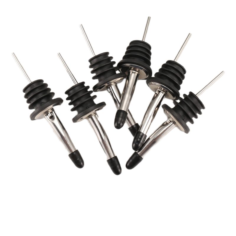 6個入りステンレス製注ぎ口、スピードポアラー、酒瓶用注ぎ口、 - Speed Pourer Cap のレビューと価格