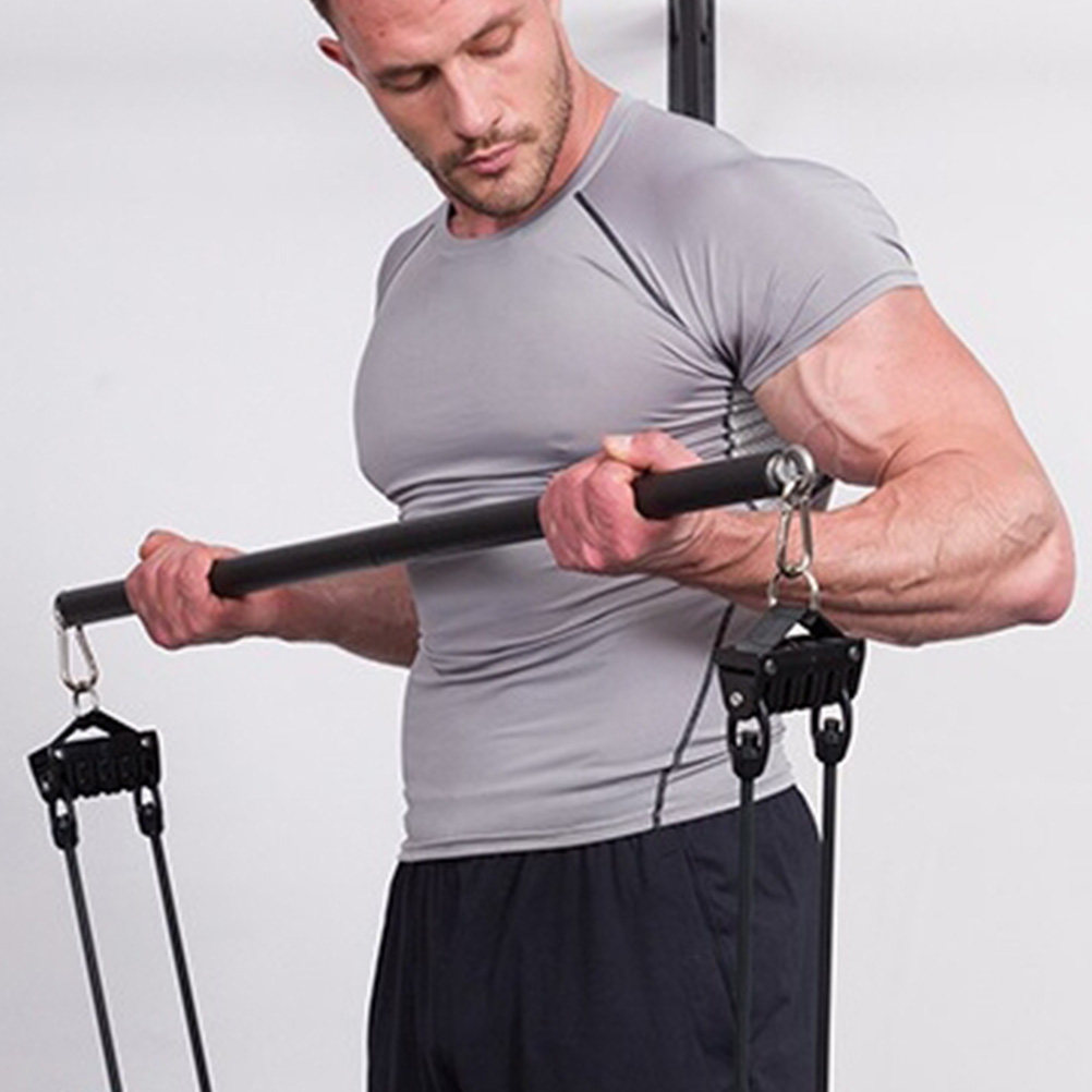 プロ仕様フィットネスプルバー、頑丈な上腕二頭筋トレーニングロ - Home Bar And Gym のレビューと価格