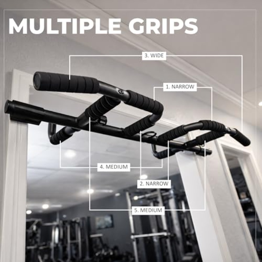 ドア枠懸垂バー セット サスペンションストラップ付き マルチ - Home Bar And Gym のレビューと価格