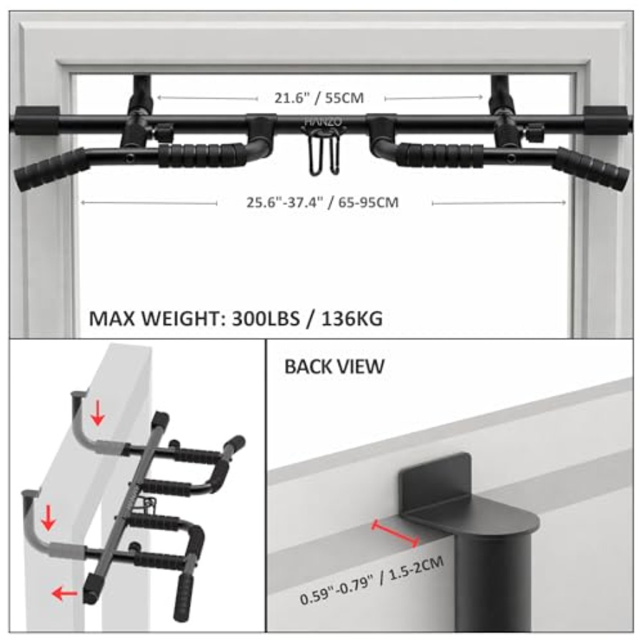 ドア枠懸垂バー セット サスペンションストラップ付き マルチ - Home Bar And Gym のレビューと価格