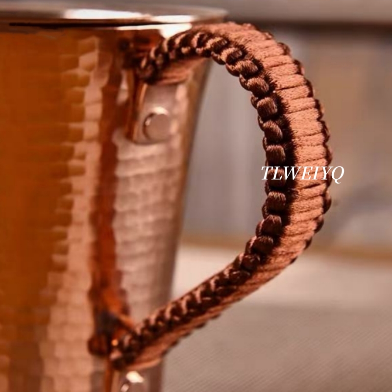 ヴィンテージ銅製コーヒーマグ、蓋付き400ml、家庭用冷たい - Mule Copper Mug のレビューと価格