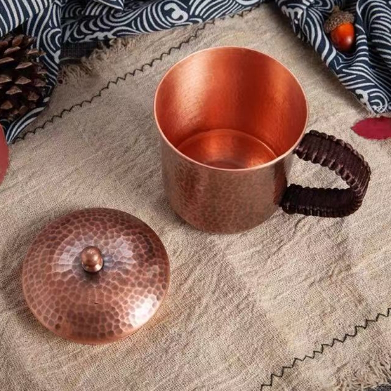 ヴィンテージ純銅コーヒーカップ、蓋付きマグモスクワミュールタ - Mule Copper Mug のレビューと価格