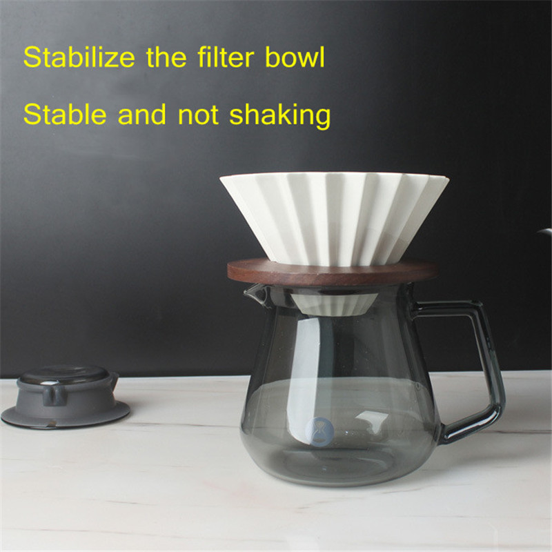 木製コーヒーフィルタースタンド、V字型ハンドドリップコーヒー - Home Bar Stand のレビューと価格
