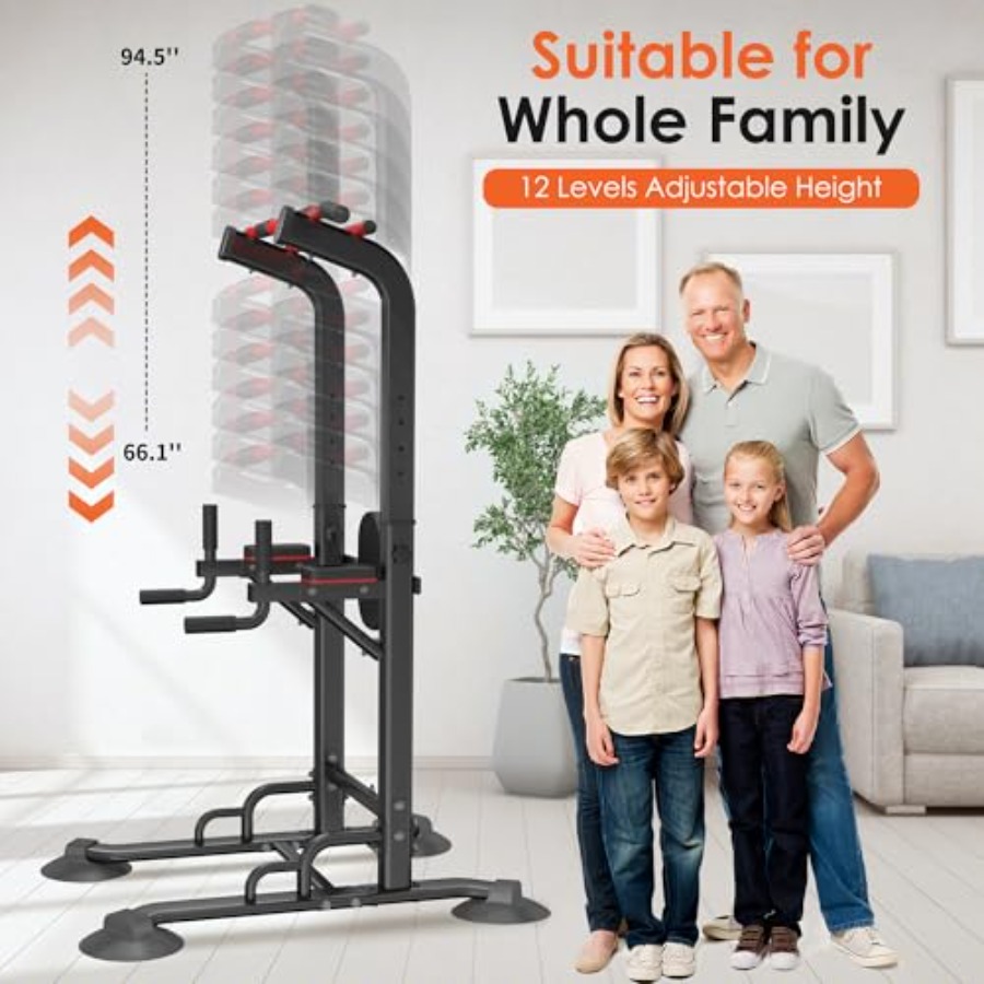 ホームジム懸垂バー：スチール製ブラック12段階調整可能多機能 - Home Bar And Gym のレビューと価格