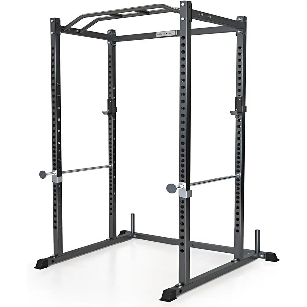 多機能スクワットラック（頑丈な安全バーとJフック付き）-オプ - Home Bar And Gym のレビューと価格